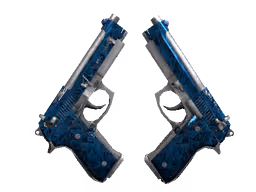 Dual Berettas | Cobalt Quartz (Field-Tested)